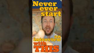 Never start an interview with #lebenindeutschland #interviewpreparation #interviewprep #jobinterview