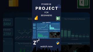 Power BI Project for Beginners | Step-by-Step Dashboard Tutorial in 2025  #dataanalytics  #powerbi