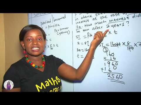 Simple Interest Grade 7 & 8 - Mwalimu Miriam