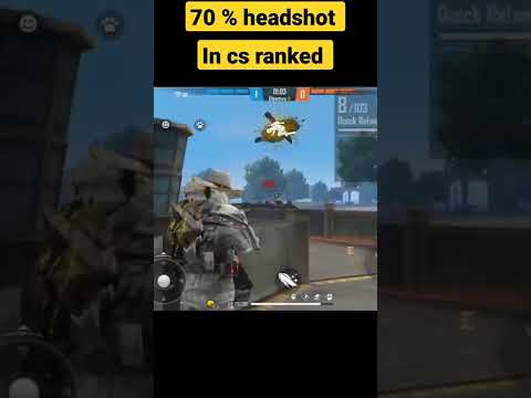 free fire CS ranked | 70% headshot #ff #shots #headshot