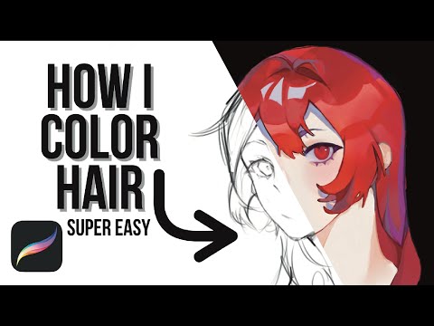 How to color hair in five minutes ✨