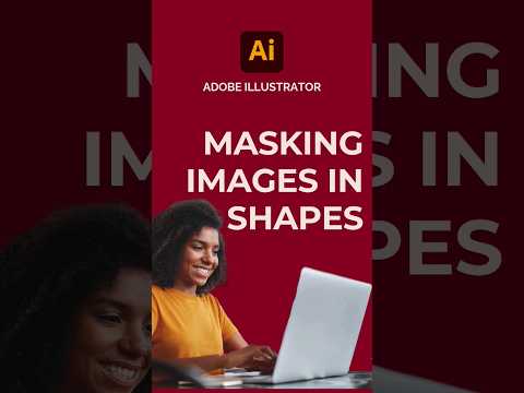 Masking Images in shapes / Adobe illustrator tutorial