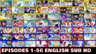 Super Dragon Ball Heroes Episodes 1-56 English Sub Universe - Big Bang - Ultra God - Meteor Mission