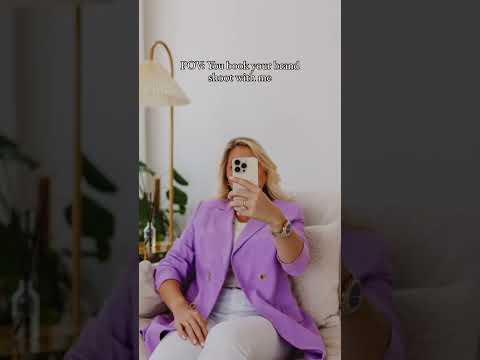 POV: You book your brand shoot with me