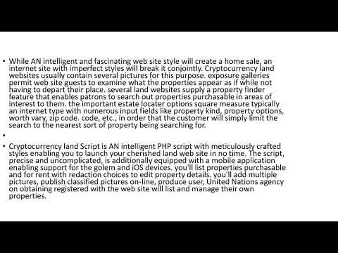 CRYPTOCURRENCY HOMES CLONE