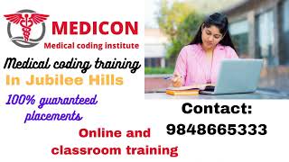 Online medical coding training in Jubilee Hills