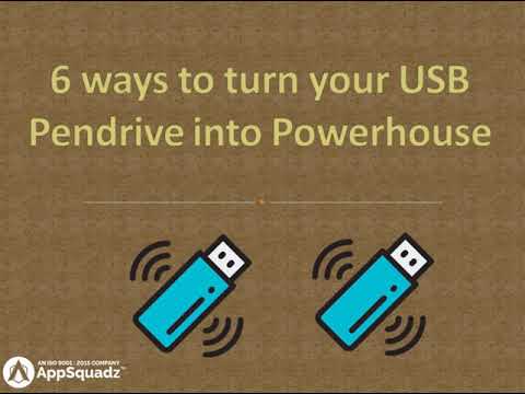 6 Major ways to turn your USB Drive into ultimate powerhouse