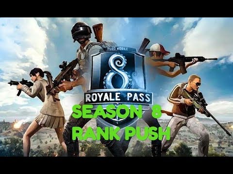 PUBG mobile season 8 Rank Push.