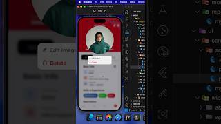 Here’s a sneak peek at my Flutter Profile screen — clean UI, smooth animation#flutter #flutterdev