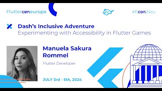 Dash’s Inclusive Adventure:Experimenting with Accessibility in Flutter Games| FlutterconEU24