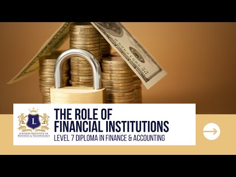 The Role of Financial Institutions