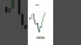 ICT Tip 💡: How to identify a reversal stop run. #trading #priceaction #ict #smc #forex #stockmarket