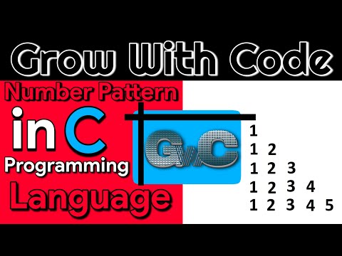 Number Pattern In Right Angle Triangle Type -2 || C programming