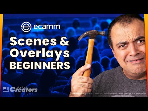 Scenes and Overlays in Ecamm Live Streaming and Recording