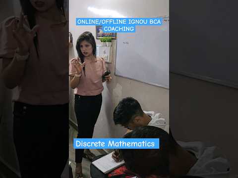 Discrete Mathematics Coaching | IGNOU BCA | SUMAYA ACADEMY #discretemathematics #ignou #bca