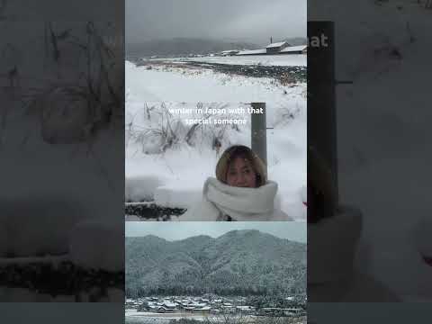send this to someone you wanna go to Japan with this year #japan #winter #gifu #travelvlog #trend