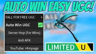 [FREE UGC] Fall For Free UGC Script - Auto Win Server Hop For Wins Easy UGC!