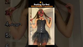 Ranking The BEST Halloween Transitions 🎃✨#tiktokviral #transition