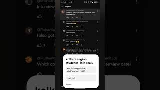 Tcs nqt 09 oct  results updates #interview #tcs #tcsnqt #nqt #tcsnextstep update#viral#job#jobspeak