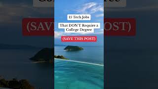 Tech Jobs That DON’T Require a Degree.. #techjobs #wfhjobs2024 #fyp