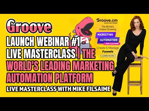 Join Me At The Webinar | Launch Webinar #1🔥Live Masterclass | Groove Marketing Automation Platform