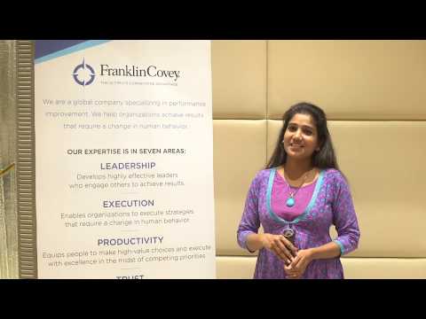 Comment 7:- 7 Habits of Highly Effective People program participant's Experience & Learnings