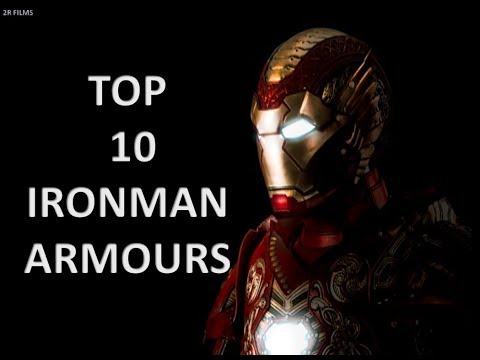 TOP 10 IRONMAN ARMOURS | IRONMAN SUITS | MARVEL | IRONMAN