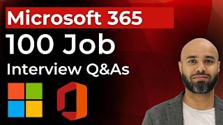 Microsoft 365 Interview Questions for Beginners and Experienced Professionals