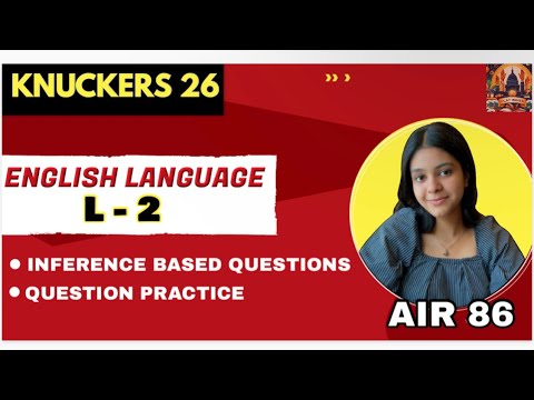 INFERENCE BASED QUESTIONS FOR READING COMPREHENSION ||CLAT 2026|| KNUCKERS 26 ||Ft - CLAT WAVES