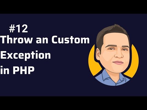 Throw an Custom Exception - How to Throw an exception in php.