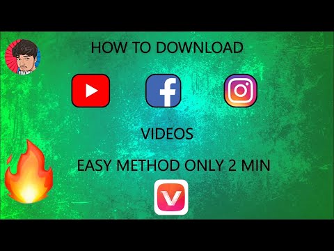 HOW TO DOWNLOAD YOUTUBE INSTAGRAM VIDEOS |THE BEST WAY TO DOWNLOAD|720P HD| VIDMATE APPLICATION.