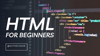 Learn how to Code with GV - Episode 1 - Basic HTML and Javascript
