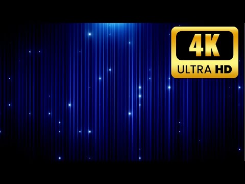 4K TV Art | Azure Bokeh Radiance | Cinematic Light & Sparkle Study