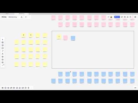 How to brainstorm using Miro