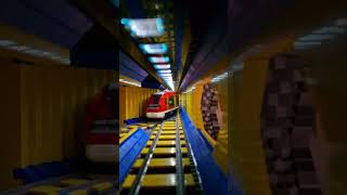 POV: You're Riding a LEGO Bullet Train at Light Speed 🚄💥 | Mini Metro Madness