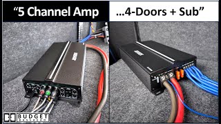 The Benefits Of A 5 Channel Amplifier - Jensen XDA95RB - Unboxing - Install + Demo