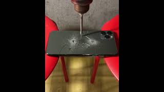 iPhone 11 Pro Drill Test | iPhone hole Test.