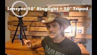 Sensyne 10" Ring Light + 50" Tripod - Overview & Demo
