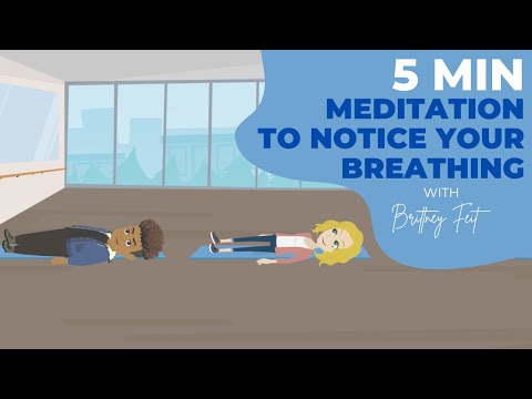 5 Minute Meditation to Notice Your Breathing ~ for Students of All Ages