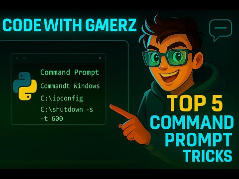 🔥 Top 5 Cool CMD Tricks You Should Know!