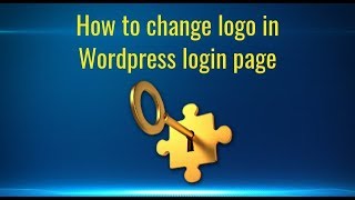 How to change logo in wordpress login page