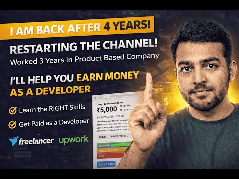 I AM BACK AFTER 4 YEARS!EARN MONEY AS A DEVELOPER