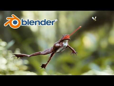Cinematic Animation of a Frog - Blender 3D
