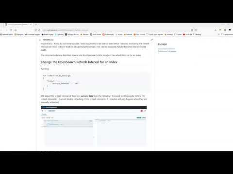 OpenSearch - How to change the refresh interval of an index