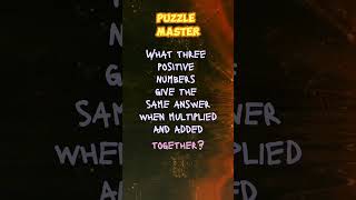 Riddle Me This: Puzzle Master! and Mind Teasers! 🧠➕❓ #shorts #riddle
