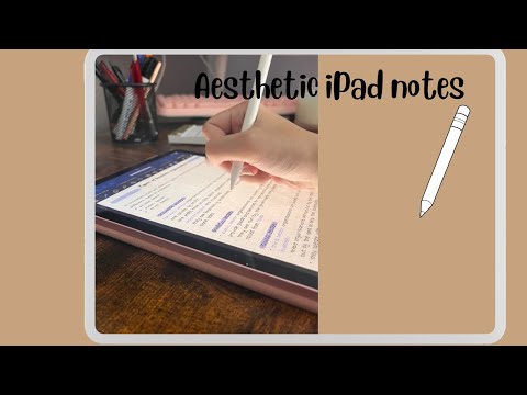 Aesthetic iPad notes | short video✍🏻