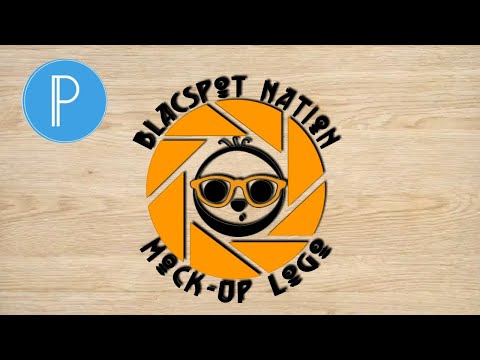 how to create a BLACSPOT logo using pixellab #pixellab Tutorial |pixellab design