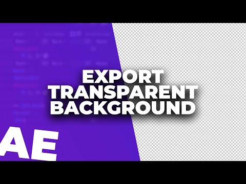 Export Videos with a Transparent Background - Adobe After Effects