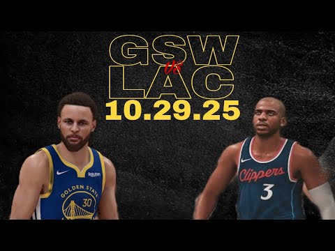 WARRIOR'S VS CLIPPERS FULL GAME HIGHLIGHTS 10/29/25.