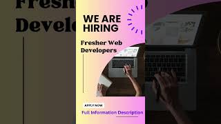 Fresher Web Developers #job #jobs #jobsdelhi #job #website #webdevelopment #webdevelopmentjobs